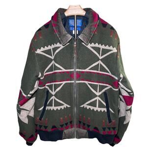 Vintage Pendleton High Grade Western Wear Aztec Native Jacket Joseph Mens M Wool